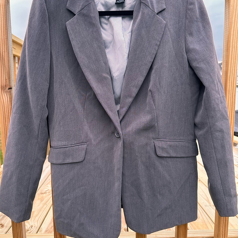 Cynthia Rowley Charcoal Blazer